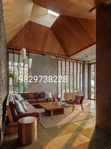 brown kota stone flooring